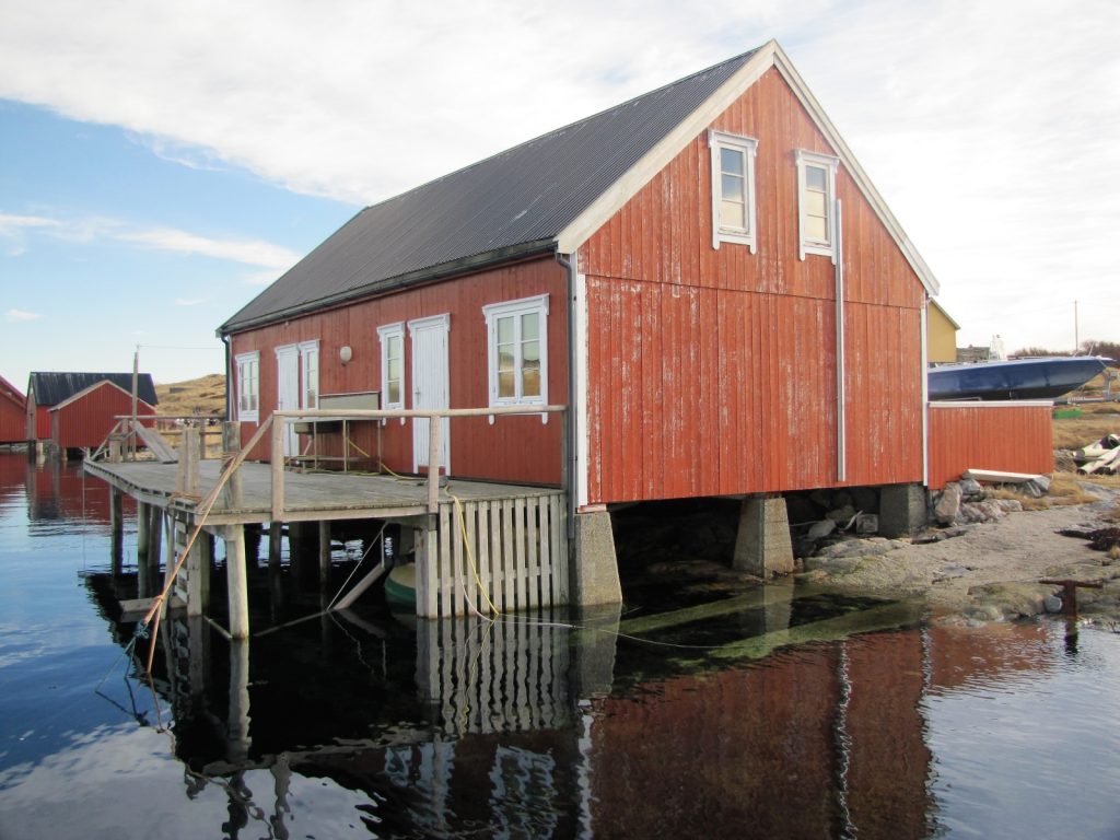 Rorbuferie på Titran i Frøyas skjærgård på Trøndelagskysten