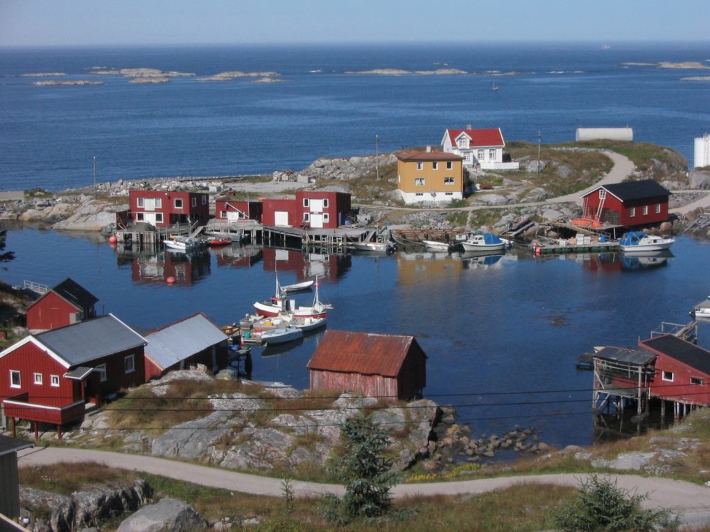 Øya Mausndvær i Frøyas skjærgård på Trøndelagskysten