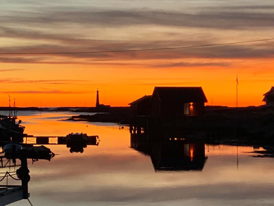 Solnedgang på Titran på Trøndelagskysten, Frøya