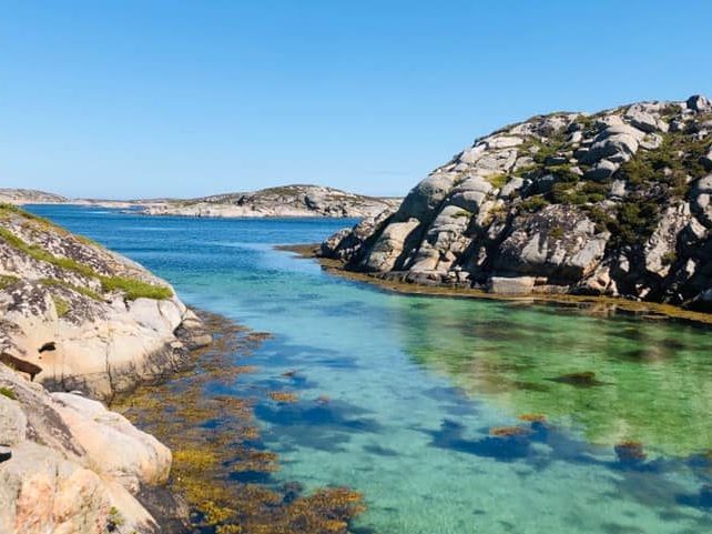 Sørburøya i Frøyas skjærgård. Øyrekka på Trøndelagskysten