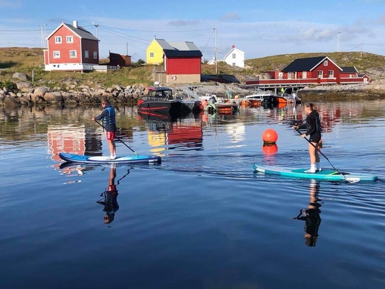 Padlebrett i Frøyas skjærgård, Øyrekka på Trøndelagskysten