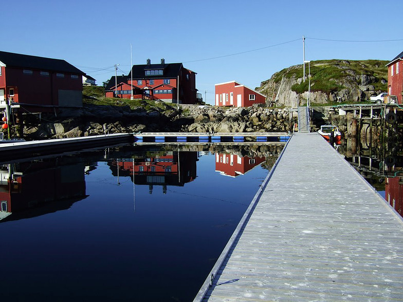 Gjestebrygge på Aursøya, Mausund.